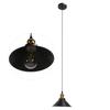 Wrought Iron Ceiling Lamp Simple Retro Industrial Style E27 Black Metal Cage Wrought Iron Hanging