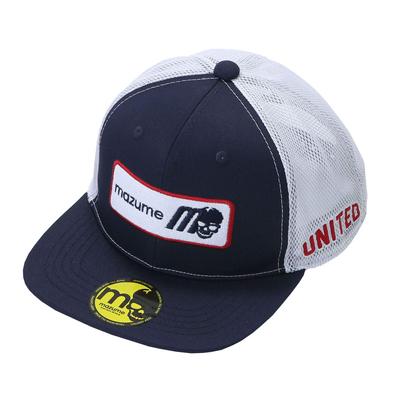Mazume FLAT CAP Mesh m Skull BOX Logo Navy Free MZCP-539-02