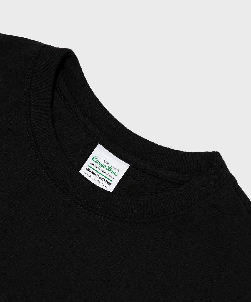 CARGOBROS Circle Small Logo Oversized Short Sleeve Tee (Black)