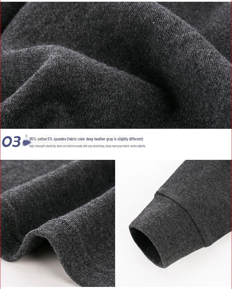 Унисекс Осенне-зимний Теплый Комплект Термобелья - Эластичный Базовый Слой Однотонного Дизайна с Круглым Вырезом для Пар