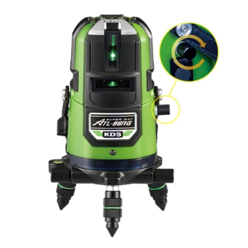 Muratec KDS Green Laser ATL-96RGRSA Receiver + Tripod Set