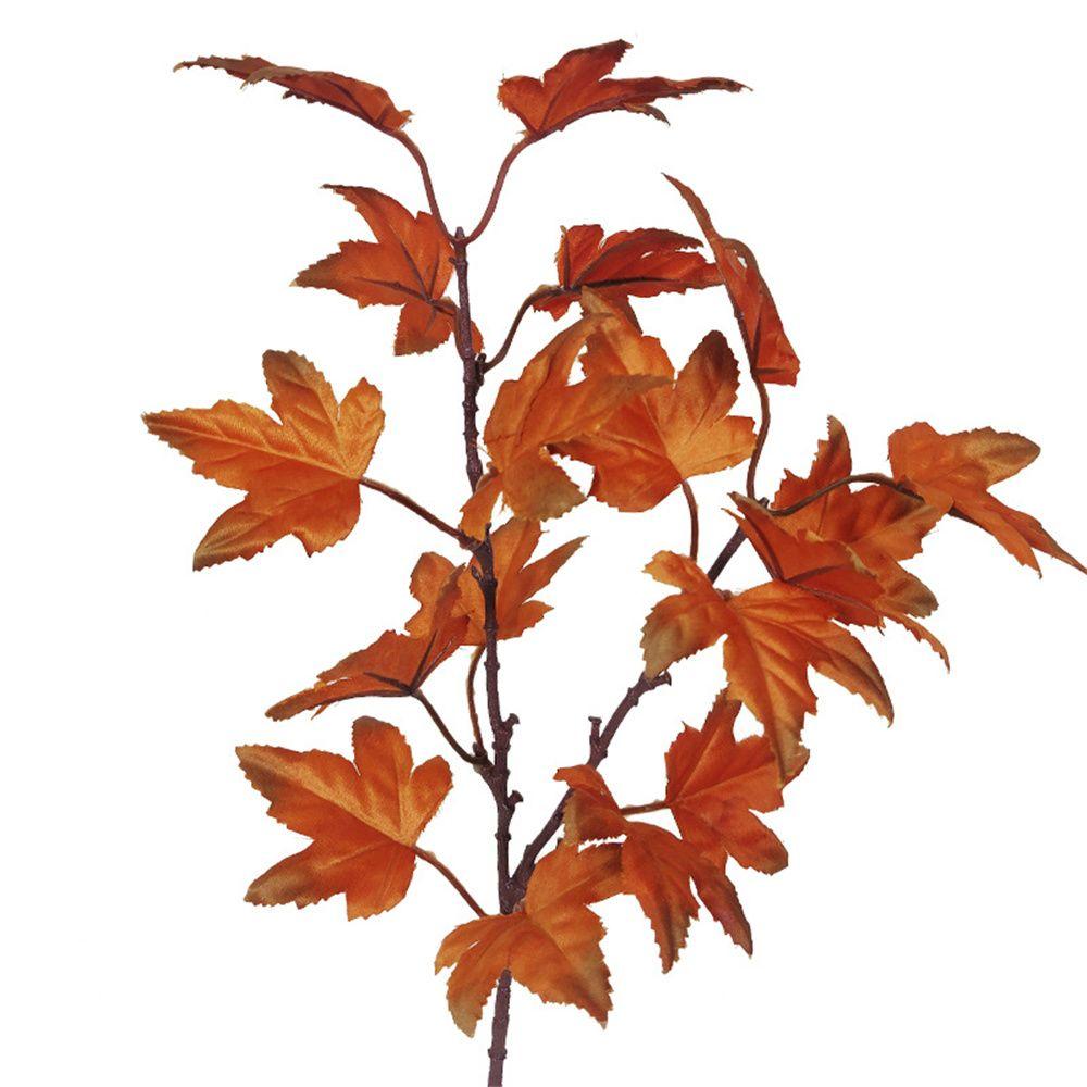 Thanksgiving Day Wedding Decoration Harvest Day Artificial Plant Fake Maple Leaf Flower Arrangement