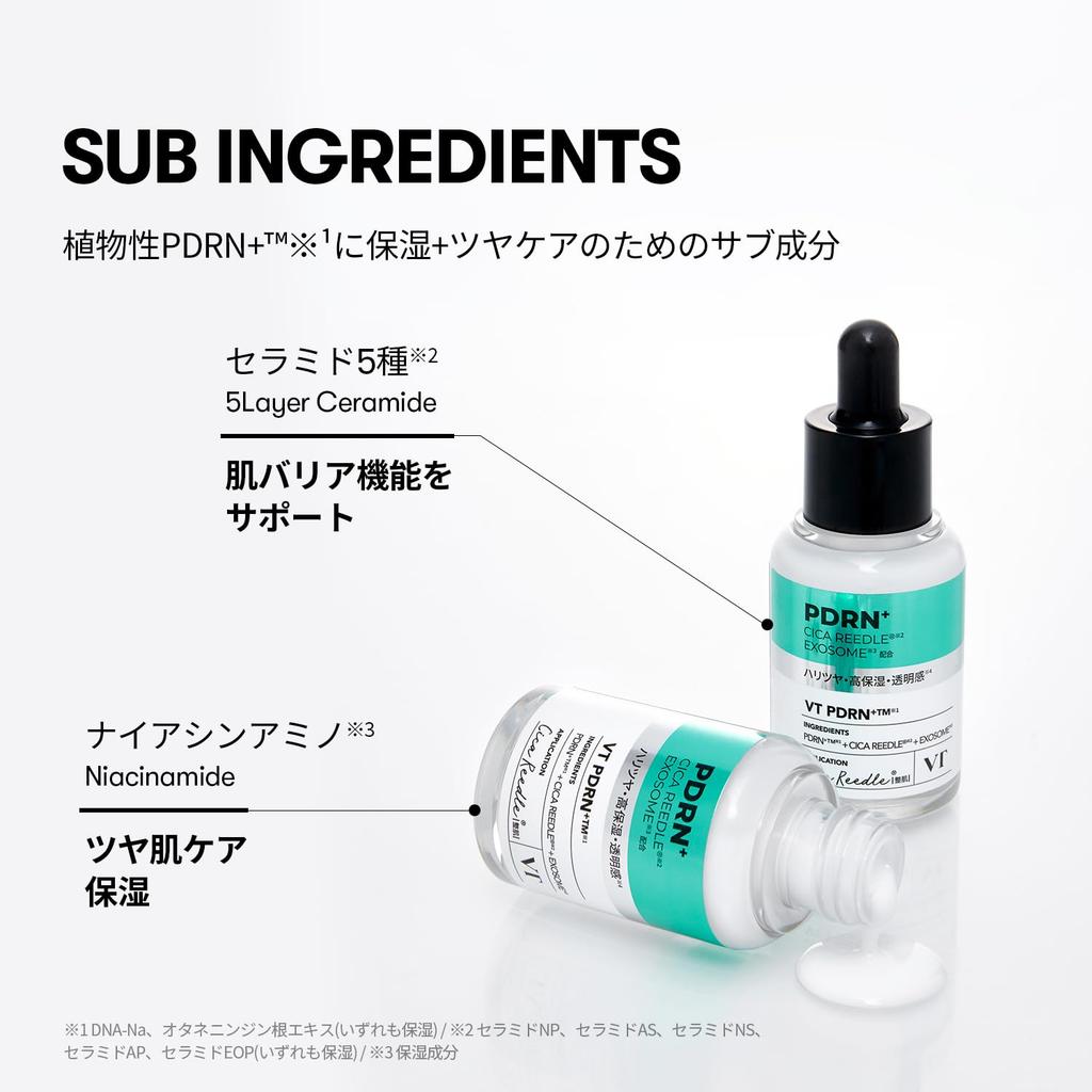 VTCOSMETICS Reedle S Serum Intensive Glowing and Translucent PDRN+ 30ml, Moisturizing, Firming, Care, Illuminating,