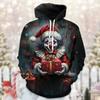 Christmas Santa Claus Hoodie Funny Christmas Hoodie 3D Christmas Front Pocket Graphic For Couple's Men's Women's
