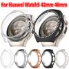 Блестящее стекло+чехол для Huawei Watch 5 42мм 46мм PC чехол-накладка для Huawei Watch 5 бампер аксессуары для часов