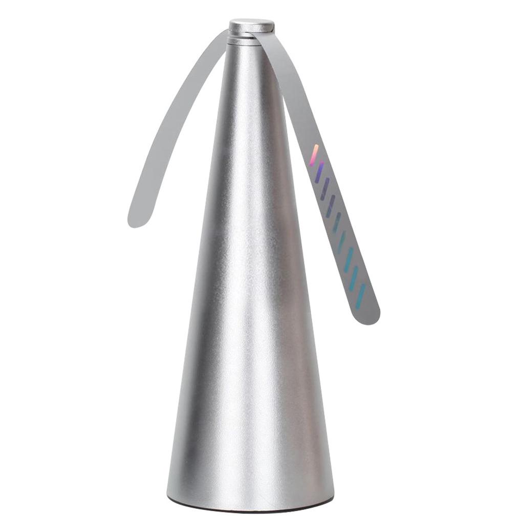Outdoor Fly Bug Repeller LED Light Kitchen Dining Fly Fan Desktop Tabletop  for Outdoor Dining Parties Restaurants Operated Food