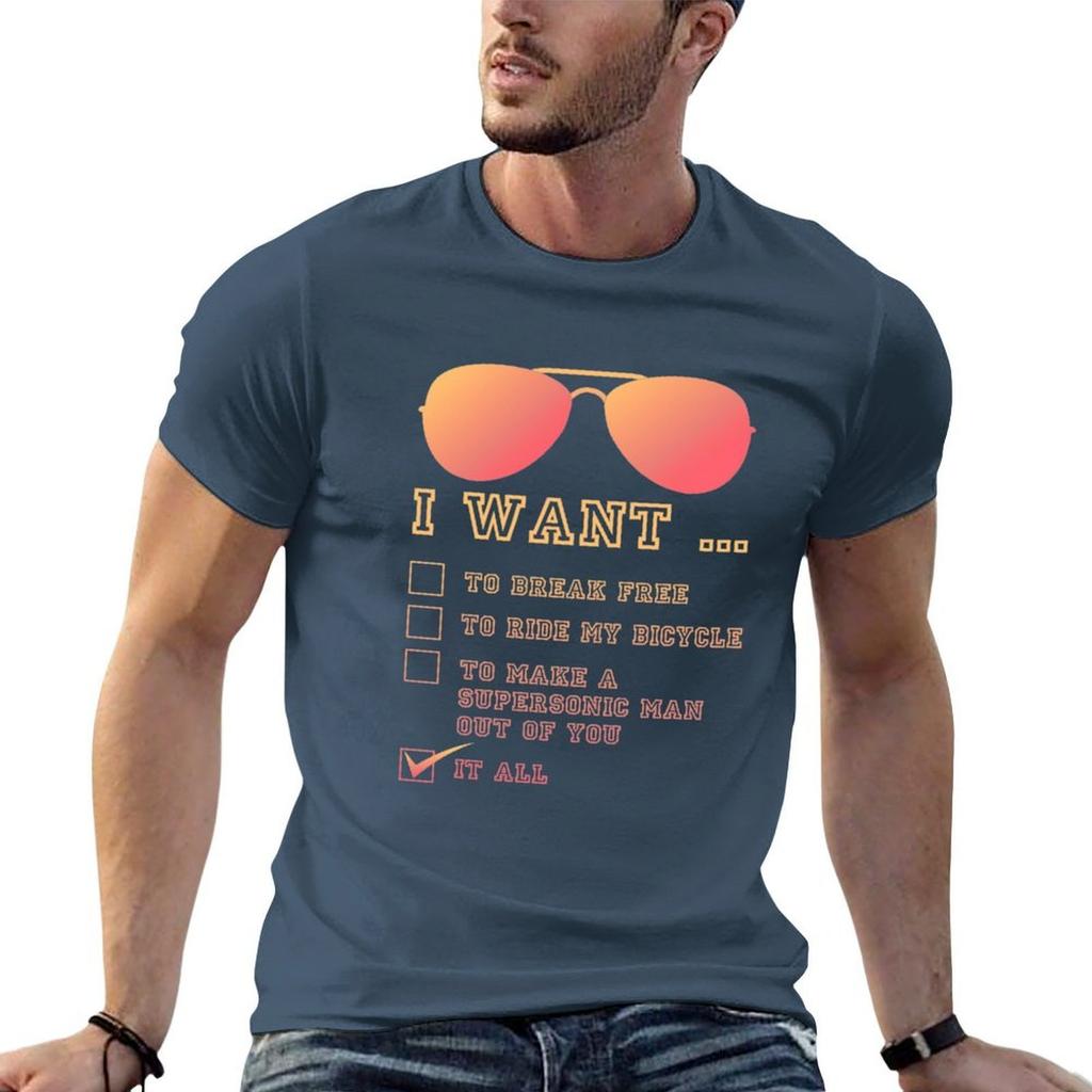 I Want It All Music TShirt Lightweight Hiking TShirt