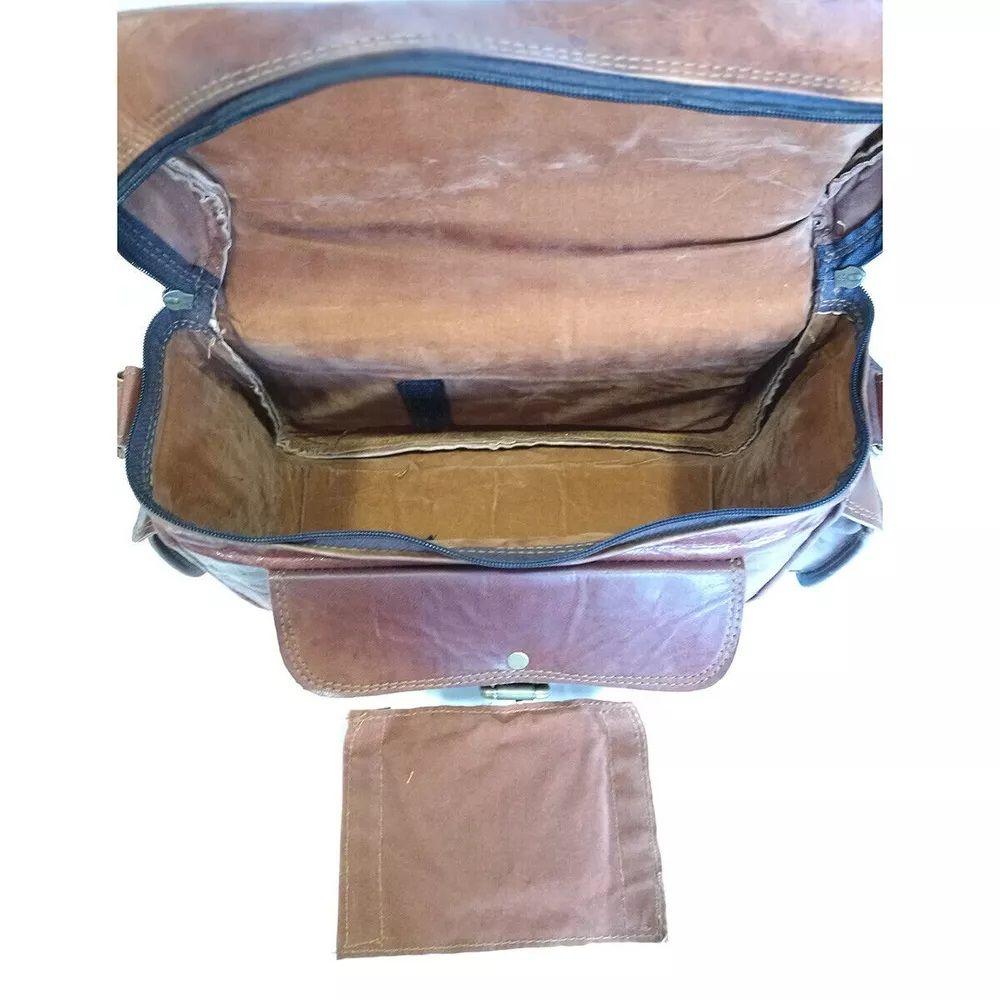 Сумка через плечо для зеркальной фотокамеры из натуральной кожи, чехол для объектива, сумка-саквояж