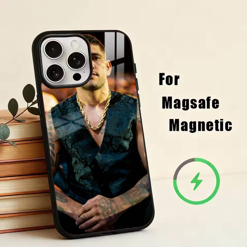 D-Fighting Pereira Alex Phone Case For iPhone17,16,15,14,13,12,11 Plus,Pro Magnetic with Magsafe Wireless Charging