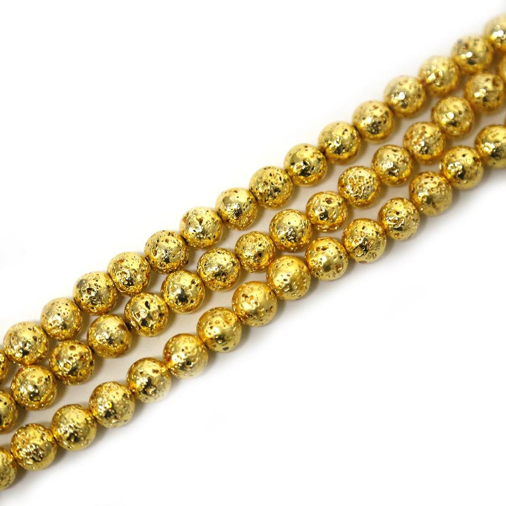 Натуральный лавовый камень круглые гематитовые бусины для рукоделия 4, 6, 8, 10 мм, изготовление ювелирных изделий