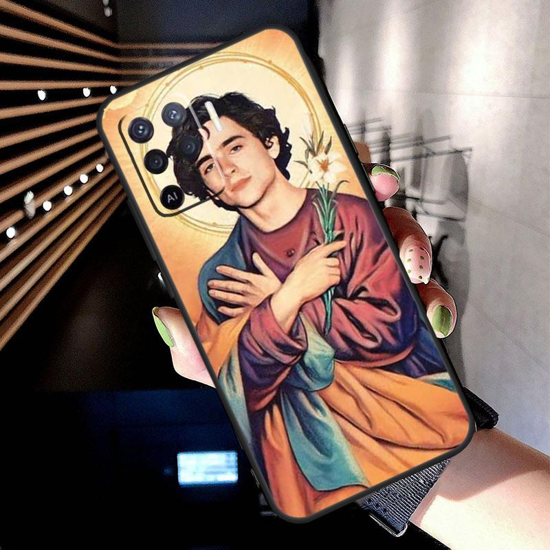 Тимоти Шаламе Актер Чехол Для Oppo A74 A54 A94 A80 A60 A40 A18 A38 A58 A78 A98 A96 A76 A16 A15 A17 A57 A77 A5 Pro