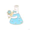 5x Beaker Enamel Brooches Badges Coat Pin Fashion Ornaments for Jewelry Backpack Accessories