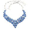 Tanzanite Quartz Gemstone Friends Silver Jewelry Necklace 16-18''
