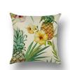 Tropical Fruit Painted Pineapple Linen Pillow Pillow Case Casual Comfortable Car Sofa Office Cushion Cover