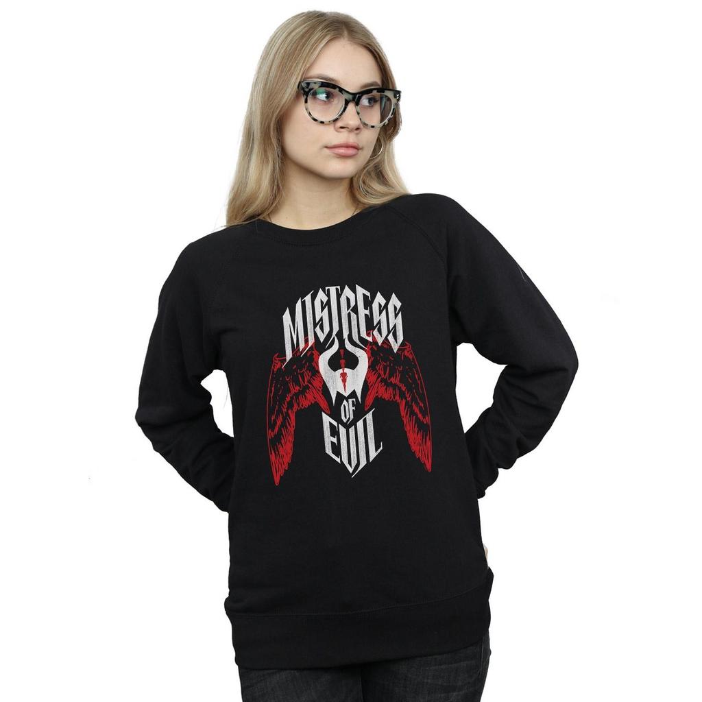Disney Womens/Ladies Maleficent Mistress Of Evil Wings Sweatshirt