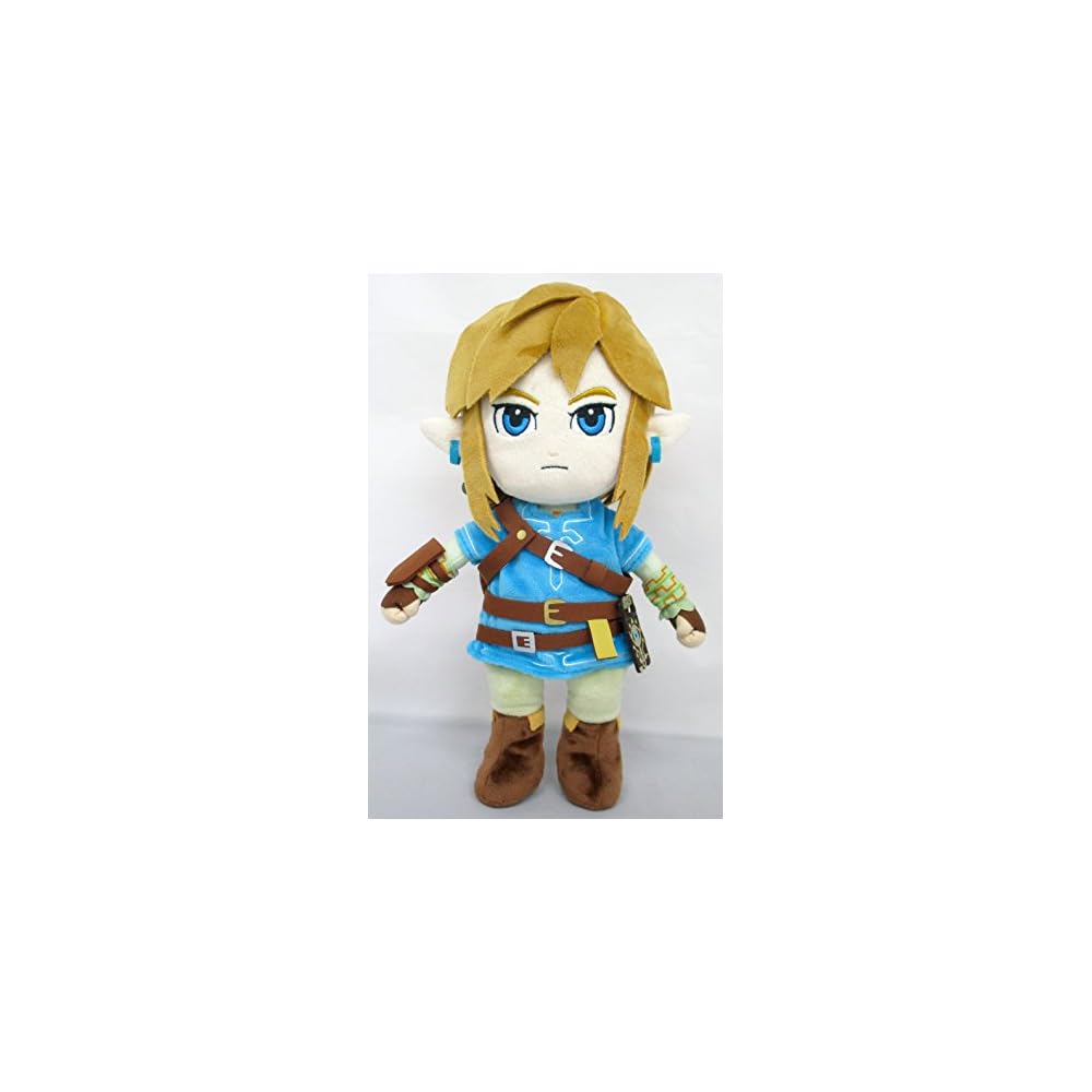 Sanei Boeki Плюшевая игрушка Линк из The Legend of Zelda: Breath of the Wild 28 см Ш13×Г10 Мягкая Коллекционная