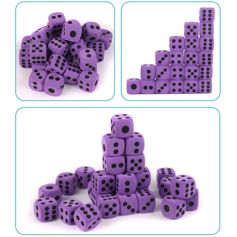 Soft Sponge Solid Dice Sponge 3.8cm Dot Dices Vent Toy Foam Dot Dice Boys