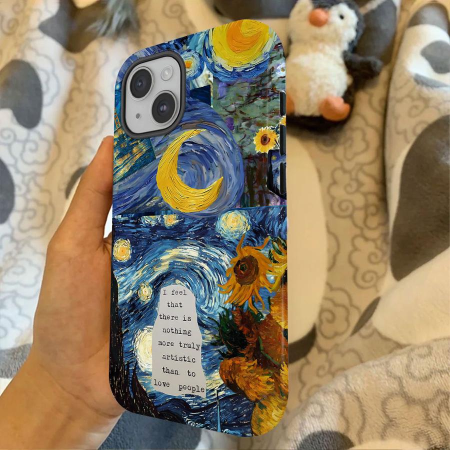 Чехол для телефона Ван Гог Звездные подсолнухи для Xiaomi Redmi Note 14 4G 14 Pro Plus 5G Мягкая крышка Capa