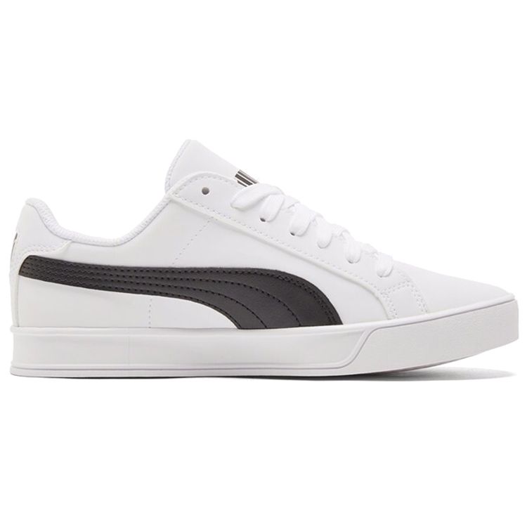 Puma Унисекс Белые Черные Smash Vulc Классические Низкие Кроссовки 359622-05