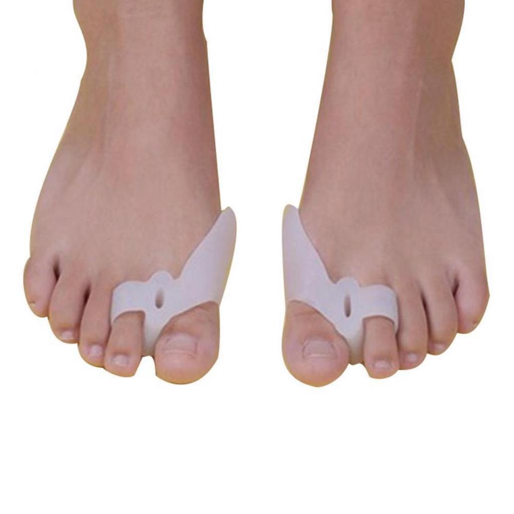 Silicone Bunion Toes Straightener Separator Ease Pain
