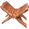 Wood Hand Carved Rehal Holy Books Stand