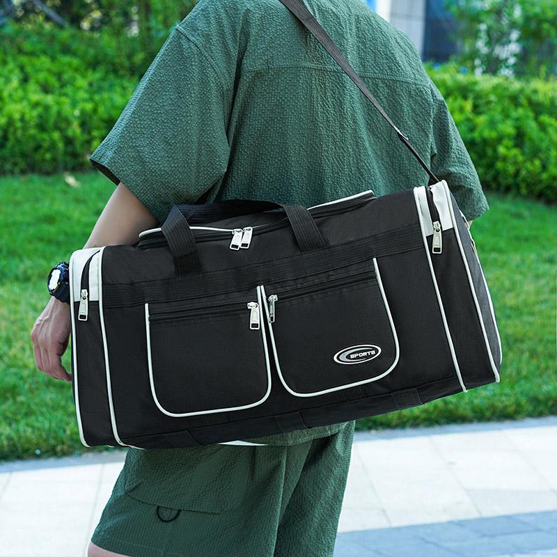 Водонепроницаемая складная дорожная сумка большой вместимости для ручной клади, для путешествий на короткие расстояния, многофункциональная багажная сумка, легкая сумка для хранения, снижающая нагрузку