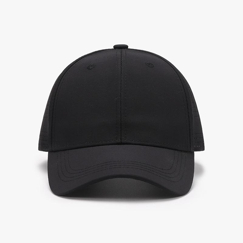 Summer New Solid Baseball Cap Women Men Hats Sunscreen Baseball Hats Cotton Outdoor Sport Running Visor Casual Cap With Pores