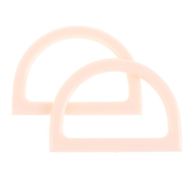 1 пара круглых D-образных ручек для сумки, металлическое кольцо, сменные ручки для сумки, кошелек «сделай сам», аксессуары ручной работы для багажа