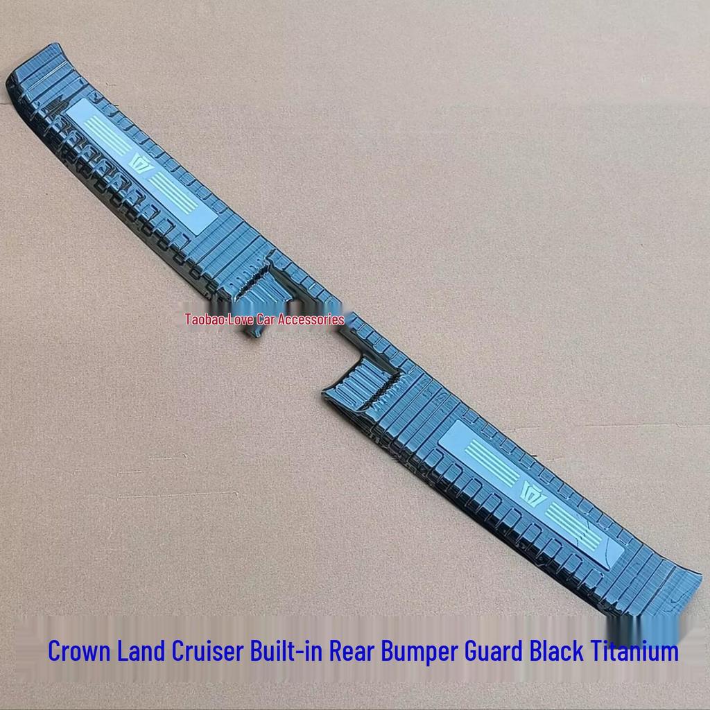 Защитная накладка на задний бампер и ступенька для Highlander 2022-2024, Crown Lu Fang Защита багажника из нержавеющей стали