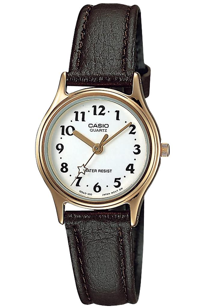 Женские часы Casio Collection коричневые LQ-398GL-7B3LJH