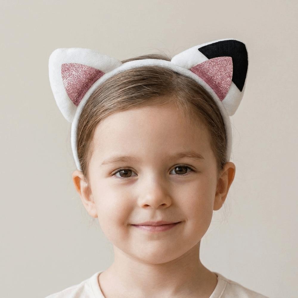 Korean Style Cat Ears Headband Thin Hair Hoop Funny Headwear Gift