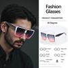 Vintage High Square Sunglasses For Men Glass Pc Material Minimalist Design For Spring Summer  Versatile For Urban Commuting