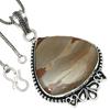 Pendant Amrican Jasper Gemstone Handmade Gift For Her Silver Jewelry 2.25"