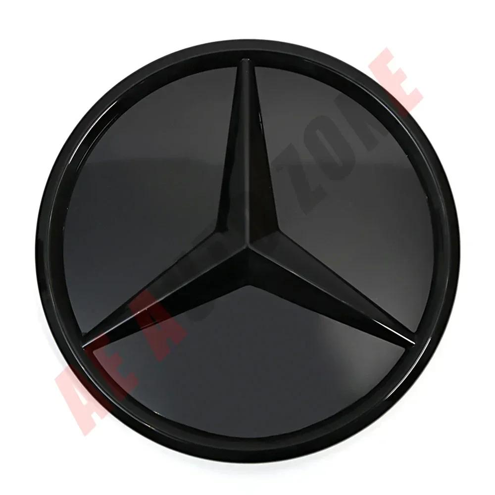 GCTO3 Front Grill Chrome Star Emblem Black Badge Front Grille Chrome Emblem Fit For Mercedes Benz V-Class W447 2021-2023