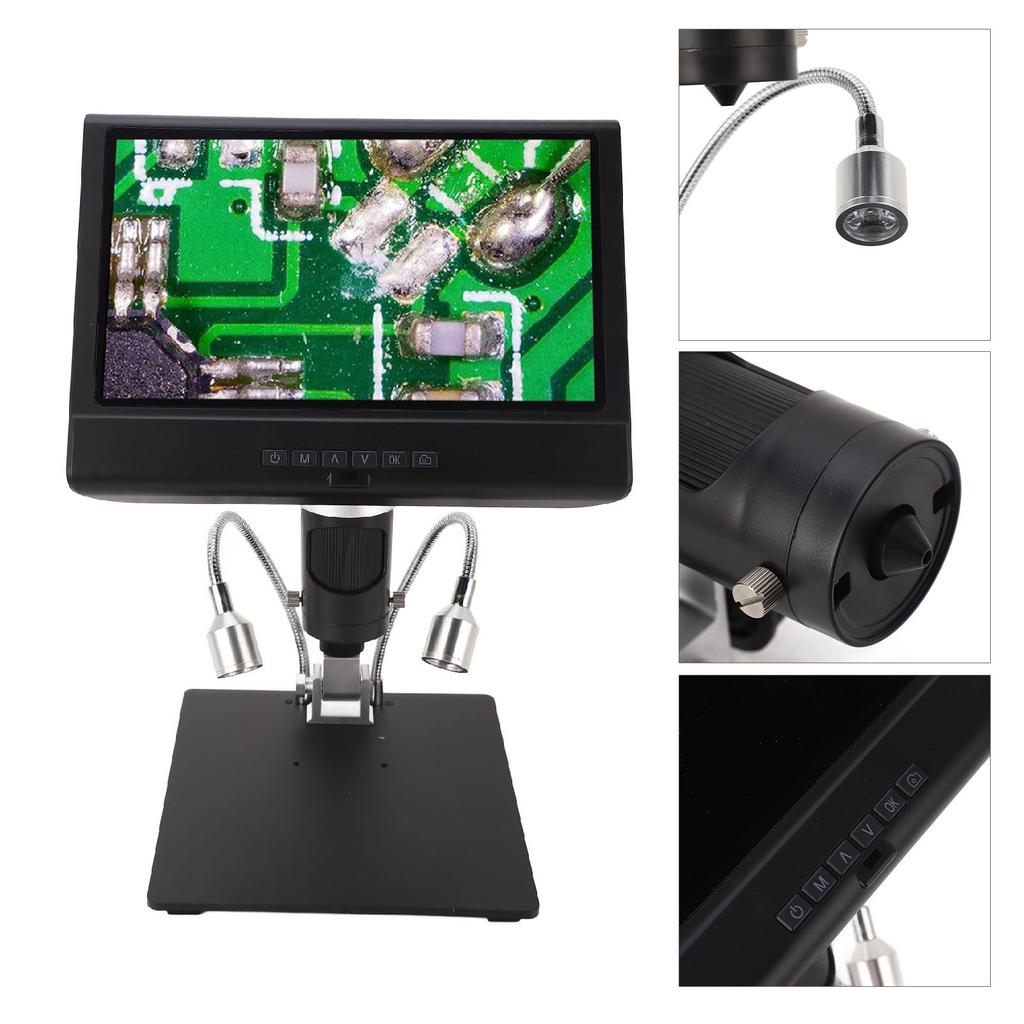 ЖК-цифровой микроскоп 10 дюймов 1080P регулируемый для промышленного SMD SMT ремонта электроники пайки