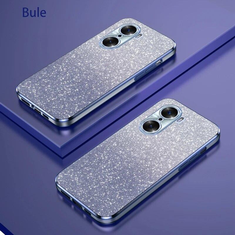 Роскошный чехол с градиентным блестящим покрытием Honor50 для Huawei Honor 50 50se 60 20 30 90 Pro 30 20 Lite 30s, чехол Nova 10 11 Pro Se
