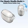 Trendy Transparent Soft Case For Beats Studio Buds + – Shockproof Protective Shell With Keychain & Matching Accessories