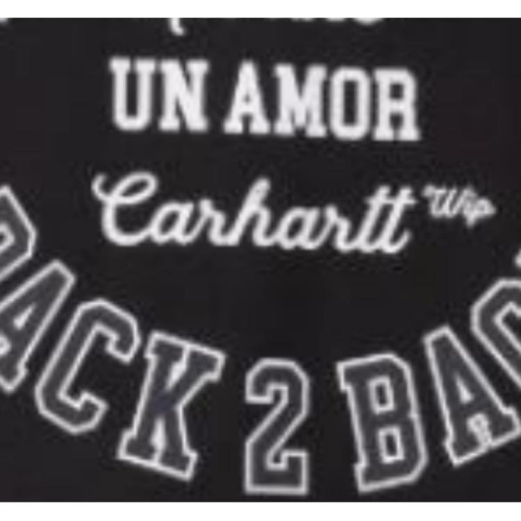 Carhartt WIP X Awake NY Совместная коллекция Весна/Лето 2023 Футболка с коротким рукавом и принтом логотипа на кармане Унисекс Футболка I031349-07Q-XX