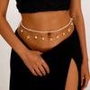 2 Pcs/set Imitation Pearl Beads Body Chain Shell Belly Chains Charms Starfish Waist Chain  Vacation