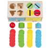 Geometric Kids Wooden Coin Box With Color Matching And Cognitive Toy Learning