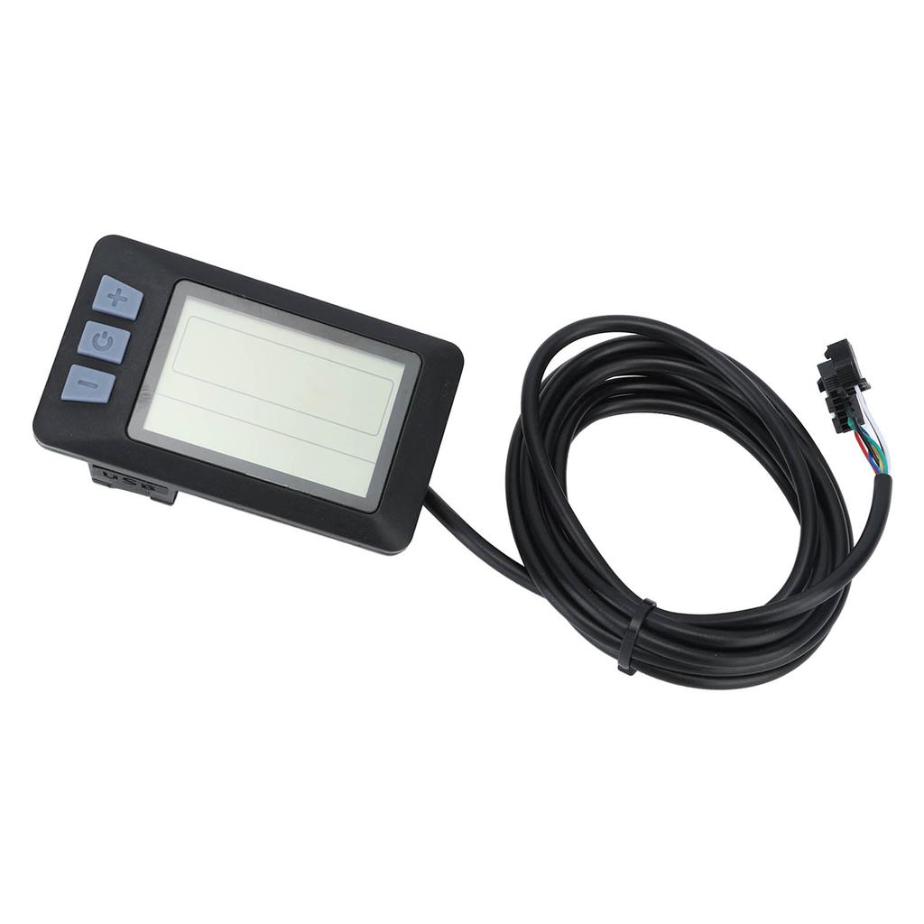 Electric Bike LCD Display Waterproof Compact Light Weight Electric Scooter Display Panel 24V 36V