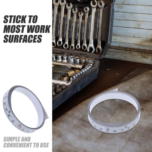 Angoily Self-Adhesive Tape Measure, 78 Inches (200cm), Meets Official English Standards, Self-Adhesive, Clear Graduations, for Measuring