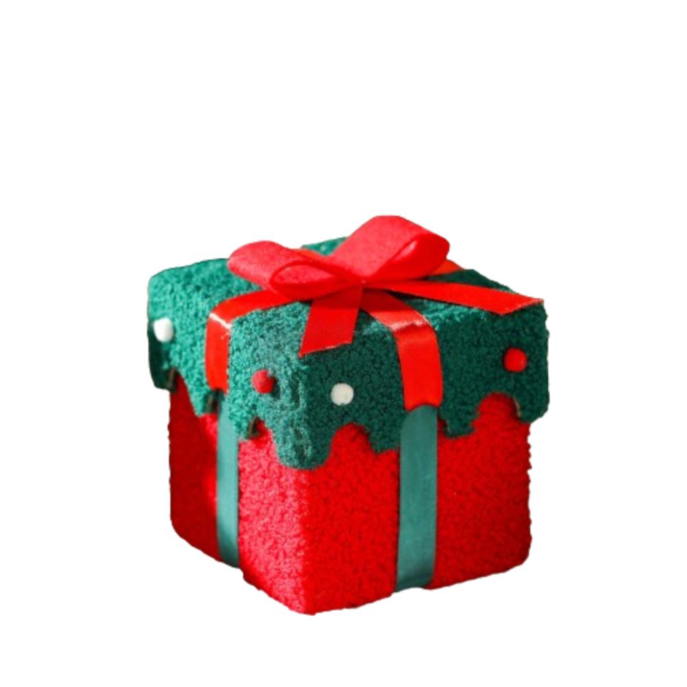 Xmas Christmas Gift Box Lint Christmas Eve Gift Box Mall Children's Candy Box  Party Supplies