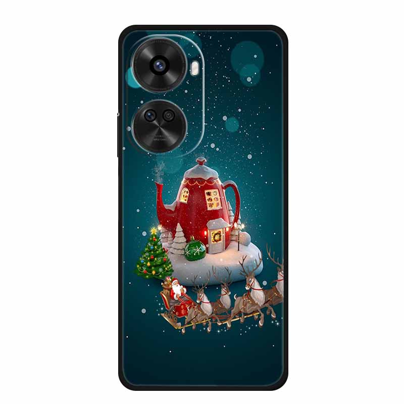 Christmas Case For Huawei Nova 12 SE / 12S / 12i Case Nova 11 SE 12Pro Ultra Soft TPU Silicone Covers for Huawei Nova 11 SE Para