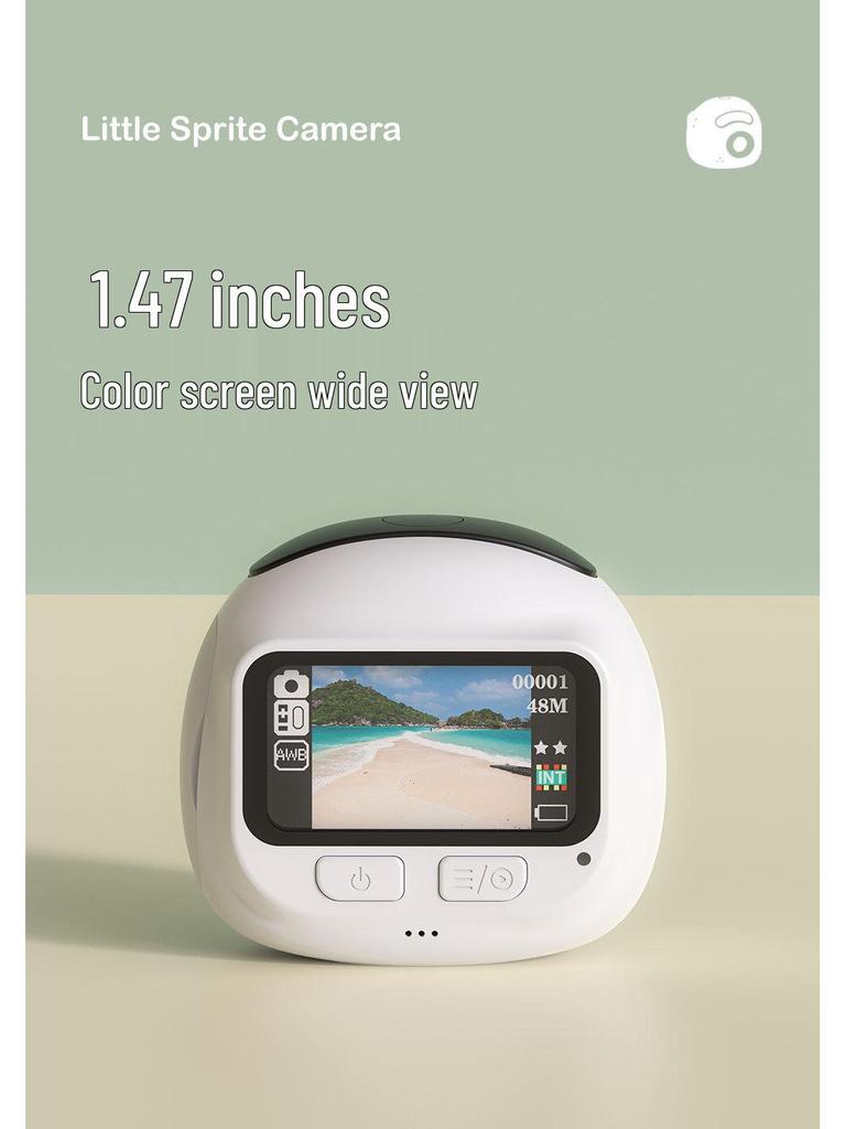 Трансграничная влог-камера для студентов и детей - Каваи Маленький Эльф HD