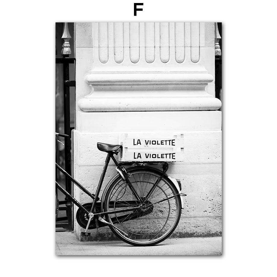 Парижское полотенце колесо обозрения кафе модная девушка настенная живопись холст черно-белая гостиная плакат печать домашний декор настенная картина