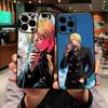 for Apple iPhone 17 16 15 11 Pro XS Max XR 6 7 8 Plus + SE 2020 5 16E Phone Cover Case Anime Luffy ONE PIECE Sanji