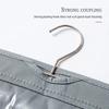 1Pcs Waterproof Hanging Handbag Organizer Gray Clear Sundry Bag New Storage Bag  Door Wall