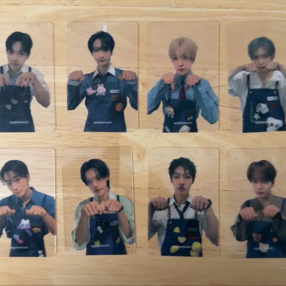ATEEZ Apple Mew Direct Jurista Double-sided + Transparent photocard SET