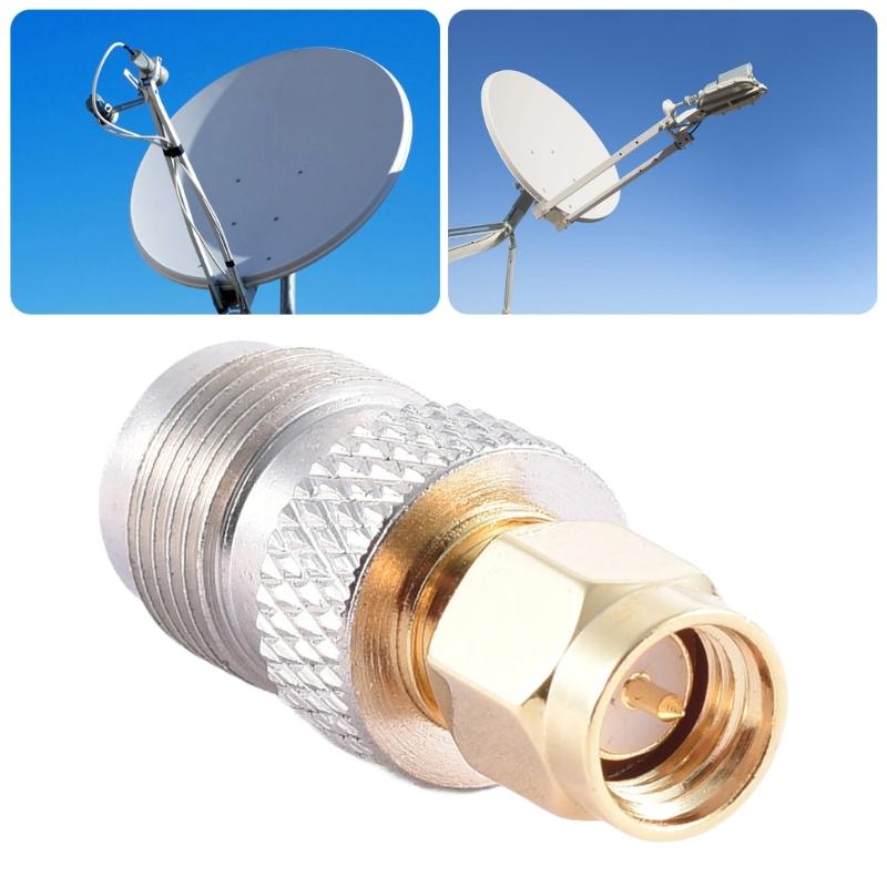 Разъемы TNC к SMA KJ Медный адаптер сигнала TNC SMA KJ для использования с компьютером и в офисе Медная переходная головка TNC SMA